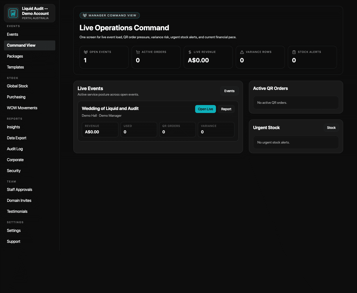 Command view